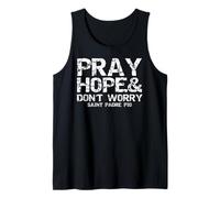Pray Hope & Don't Worry Christian Faith Tee Saint Padre Pio Tank Top