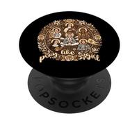 Pray Like a Girl Catholic Saints Gianna Therese Kateri Joan PopSockets Adhesive PopGrip