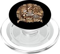 Pray Like a Girl Catholic Saints Gianna Therese Kateri Joan PopSockets PopGrip for MagSafe