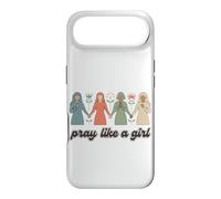 Pray Like A Girl Tshirt Women Catholic Saints God Christian Case for iPhone Air