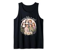 Pray Like A Girl Tshirt Women Catholic Saints God Christian Tank Top