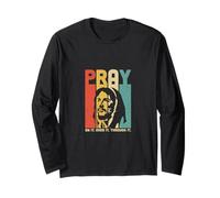 PRAY ON IT OVER IT THROUGH IT Christian Faith Bible Prayer Long Sleeve T-Shirt