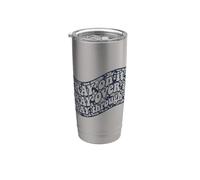 Pray On It Pray Over It Pray Through It Faith Quote Stainless Steel Insulated Tumbler