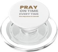 Pray on time every time, one step closer to Jannah PopSockets PopGrip for MagSafe