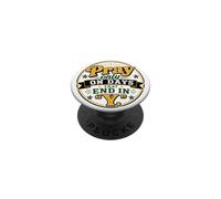 Pray Only On Days That End In Y Daily Prayer Graphic PopSockets Adhesive PopGrip
