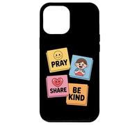 Pray Share Be Kind Kids Christian Sunday School Case for iPhone 12 Pro Max