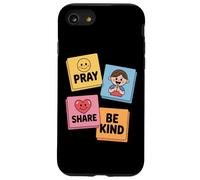 Pray Share Be Kind Kids Christian Sunday School Case for iPhone SE (2020) / 7/8