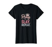 Pray & Slay Christian Motivation Apparel T-Shirt