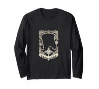 Pray The Rosary Catholic Long Sleeve T-Shirt