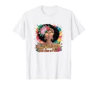 Pray Wait Trust God Has a Plan Black Woman Faith Design T-Shirt