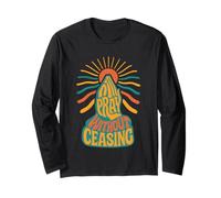 Pray Without Ceasing 1 Thessalonians 5:17 Retro Christian Long Sleeve T-Shirt