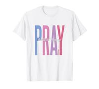 Pray Without Ceasing Christian Bible Verse T-Shirt