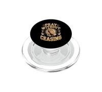 Pray Without Ceasing Christian Faith Bible PopSockets PopGrip for MagSafe