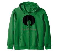 Pray Without Ceasing T, Afro Women Praying Christian T, Zip Hoodie