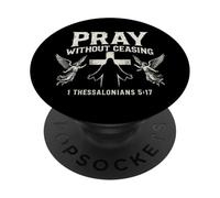 Pray Without Ceasing Thessalonians 5 17 - Vintage Christian PopSockets Adhesive PopGrip