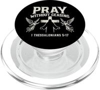 Pray Without Ceasing Thessalonians 5 17 - Vintage Christian PopSockets PopGrip for MagSafe