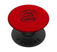 Pray Without Ceasing Worship Team Prayer Warrior PopSockets Adhesive PopGrip