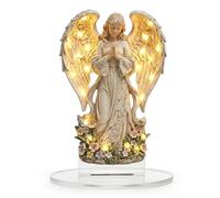 Prayer Angel Ornament, Praying Angels Garden Decor, Waterproof Acrylic Figure, Memorial Sculpture Decoration for Garden, Pathway, Yard & Patio, Guardian Angel Gifts for Mom and Grandma