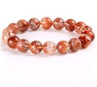 Prayer Beads,Beaded Bracelets,Grade 6A Meditation Prayer Buddha Beads Bracelet Necklace,Natural Beaded Bracelet Ghost Crystal Semi Precious Gemstone Bracelet(10mm)