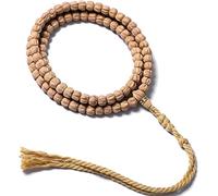 Prayer Beads,Beads Necklace,Bracelet, Beads Bracelet for Men Women,Buddhist Prayer Beads Necklace,Tibetan Bracelet Auspicious Jewelry for,Beaded Bracelets(Color:Wood