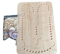Prayer Beads Counting Board with Colorful Card Holder Useful Wood Rosary Board Elegant Wood Beads Board DIY