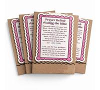 Prayer Before Reading The Bible Magnetic Bookmark,John 14:26 Scripture Christian Bookmarks, Bible Verse Page Marker Clips for for Women, Religious Inspirational Gift (5PCS)