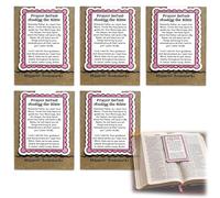 Prayer Before Reading The Bible Magnetic Bookmark Nvite The Holy Spirit Into Your Scripture Reading Christian Gifts for Women(5pcs)