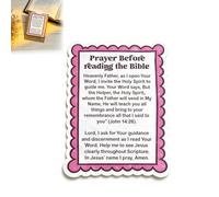 Prayer Before Reading The Bible Magnetic Bookmark, Sacred Bible Verse Page Markers, Christian Scripture Bookmark with Prayer, for Bibles Study, Journaling & Church (1pc)