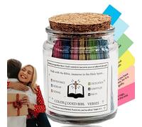Prayer Bi/ble Verses in a Jar,Relig/ious Gifts for Men,Glass Bottle Scripture Cards,Bi/ble Study Accessories,Jar Bi/ble Verses Prayer Card,Quran Verses in a Jar,Chris/tian Scripture Gifts for Woman