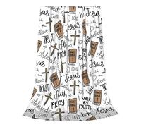Prayer Blanket - 80×60 Inches Praying Carpet, Lightweight Religious Scripture Mat, Warm Jesus Religious Collectibles, Soft Women Faith Christian Blankets For Travel Hotel Garden Indoor & Outdoor