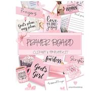 Prayer Board Clip Art & Templates Book: Including Inspirational Images, Phrases, Headings & More | Perfect for Prayer Boards, Prayer Walls, Christian Bulletin Boards (Prayer Board Template Books)