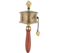 prayer bowl, Tibetan Prayer Wheel, Hand Held Prayer Wheel Buddhist Prayer Wheel Tibetan Buddhist Hum Functioning Miniature Handheld Prayer Wheel With Scroll