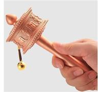 prayer bowl, Tibetan Prayer Wheel,Hand Held Prayer Wheel Buddhist Prayer Wheel Wooden Handle Premium Buddha Scriptures Prayer Wheel For Relaxing, Praying, Meditation, (Color : Purple, Size : Small) (C