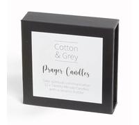 Prayer Candles. 12 x Twenty Minute Candles with a Ceramic Holder for Relaxation, Meditation, Mindfulness and Well-Being