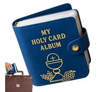 Prayer Card Organizer - Protective Sleeve Booklet Case, Spiritual Storage Binder, Holy Card Display Wallet, Easy Carry Devotional Accessory | Worship Service Faith Practice Journeys Home Devotion Use