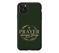 Prayer Changes Things Christian Faith Cross Religious Case for iPhone 11 Pro Max