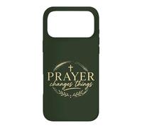 Prayer Changes Things Christian Faith Cross Religious Case for iPhone 17 Pro Max