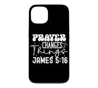 Prayer Changes Things James 5:16 Faith Inspirational Design Case for iPhone 13
