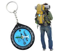Prayer Compass - Acrylic 10x4.4cm | Travel Allah Compasses | Compass Keychain Pendant For Qibla Direction, Travel, Daily Religious Use, Prayers, And Spiritual Guidance