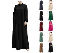 Prayer Dress For Muslim Women One Piece Abaya For Women Prayer Dress Turkish Solid Color Plain Muslim Khimar Turkey 0Versized Full Cover Kaftan Soft Modest Jilbabs Open Maxi Uk Traditional Indian