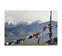 Prayer Flags in Front of the Himalayas，Puzzle 1000 Pieces Jigsaw Puzzles for Adults and Child（75x50cm）-AB14