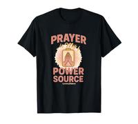 Prayer is My Power Source, Faith + Energy Minimal Clothing T-Shirt