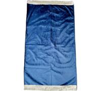 Prayer Mat/rug with Prayer Beads Tasbih Mihrab style Islamic Namaz Lightweight soft Muslim Carpet Turkish Janamaz Namaz Sajadah, Ideal for Travel/Home/Office/Masjid/Hajj/Umrah (Royal Blue)