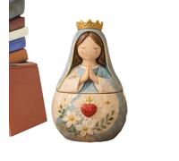 Prayer Memorial Box for Adults Mary Jesus Desk Decoration