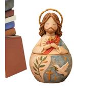 Prayer Memory Box for Adults Virgin Mary Jesus Christian Desk Decor