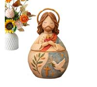 Prayer Memory Box Virgin Mary Jesus Christian Desk Decor