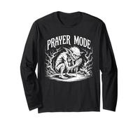 Prayer Mode Goblin Graphic Religious Christian Faith Long Sleeve T-Shirt