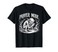 Prayer Mode Goblin Graphic Religious Christian Faith T-Shirt