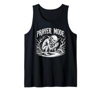 Prayer Mode Goblin Graphic Religious Christian Faith Tank Top