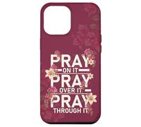 Prayer On It Religious Christian Praying Scripture Case for iPhone 12 Pro Max
